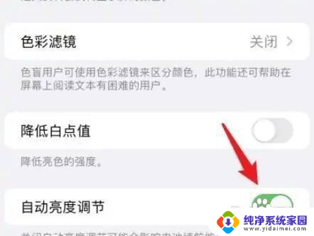 苹果11屏幕亮度怎么关闭自动调节 如何关闭苹果11手机自动调节亮度功能