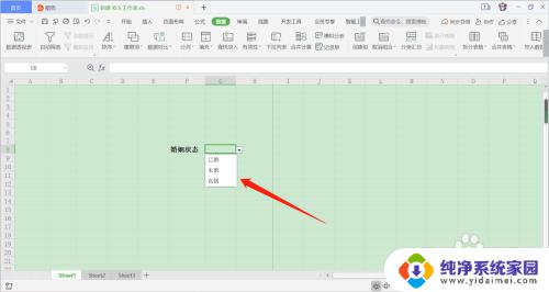 表格固定选项怎么设置 怎样在Excel中给单元格设置固定的输入内容选项