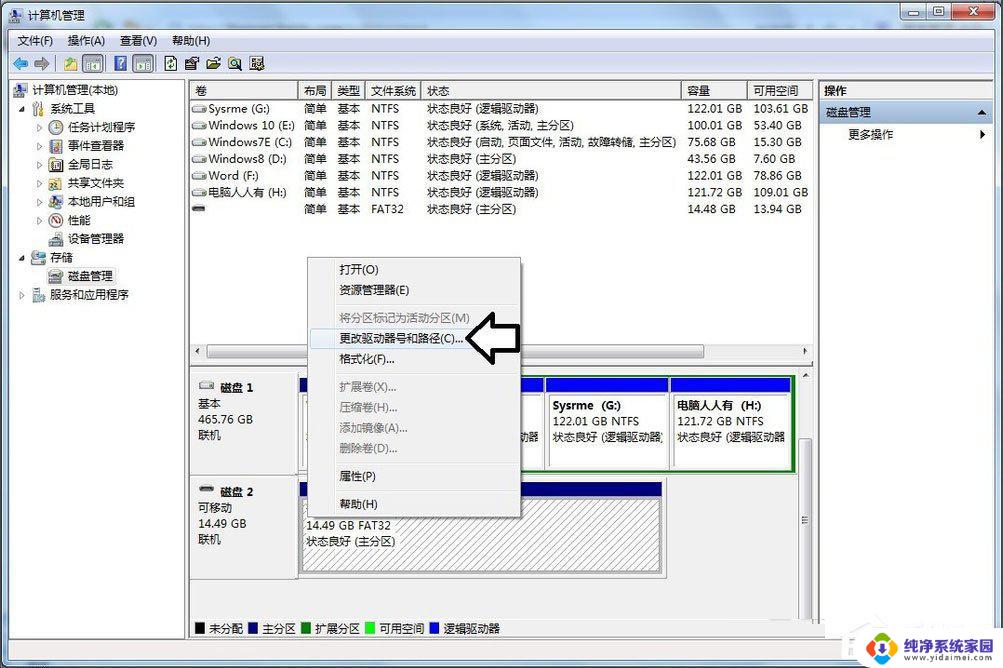 移动硬盘插win7电脑上显示不出来 Win7移动硬盘插上电脑但不显示怎么办