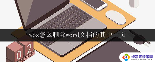 wps怎么删除word文档的其中一页 wps怎么删除word文档的某一页