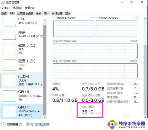 amd显卡温度怎么看 win10显卡温度查看方法
