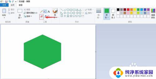 电脑自带画图橡皮擦怎么调大 笔记本电脑画图软件中如何调整橡皮擦的大小