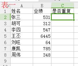 wps两张表格怎么对比重复项 wps表格如何对比两张表格中的重复项