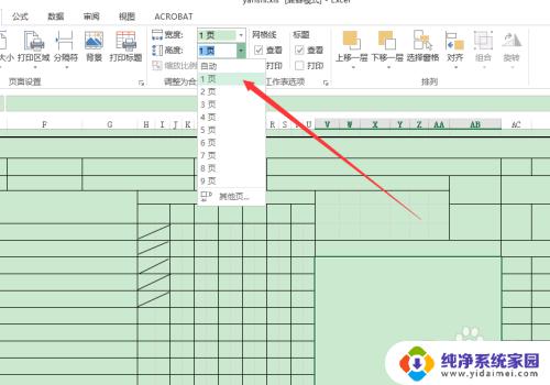 怎么把excel表格打印成一页 Excel如何将大表格缩小打印到一页纸上