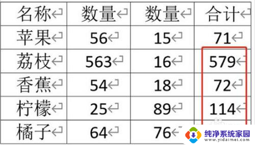 求和公式word怎么做 word求和操作详解