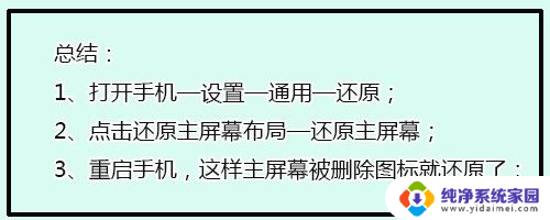 我的手机桌面图标不见了怎么办 Iphone桌面图标不见了怎么办