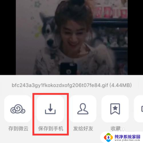 微信表情gif怎么保存到手机相册 怎样在微信中保存gif图片到手机