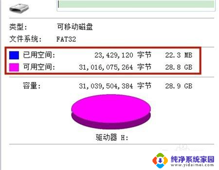 u盘怎么查看实际内存多大 如何查看U盘的有效容量有多少G