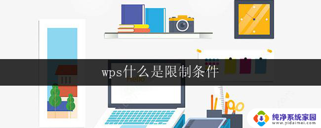 wps什么是限制条件 wps限制条件是什么