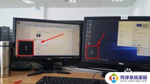 win10 双显示器 win10如何设置双显示器的扩展模式