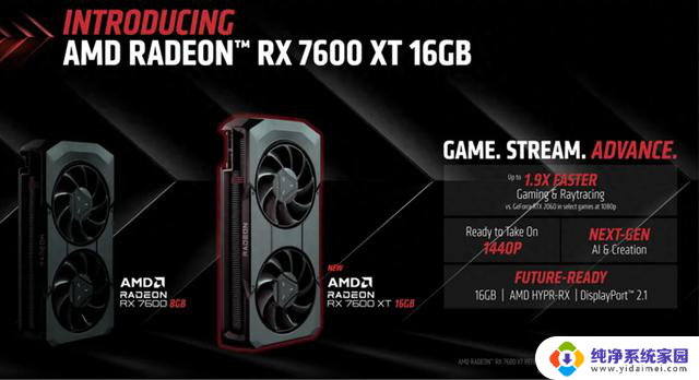 AMD Radeon RX 7600 XT售价329美元，带您畅享1440p分辨率游戏体验