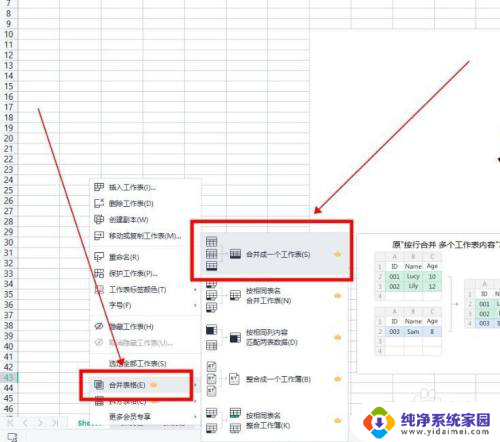 多个sheet提取数据到一个表 Excel中如何将多个sheet表格汇总到一个表格