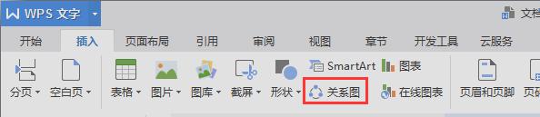 wps关系图怎么插入 wps关系图插入步骤