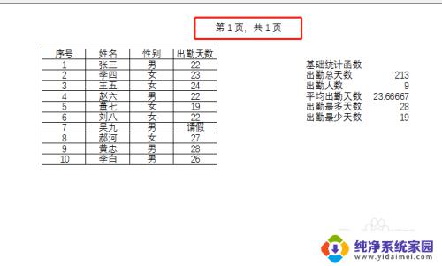 打印的时候怎么显示页数 Excel打印时如何显示当前页码和总页数