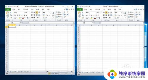 2010怎么打开两个excel Excel2010同时打开多个工作簿窗口