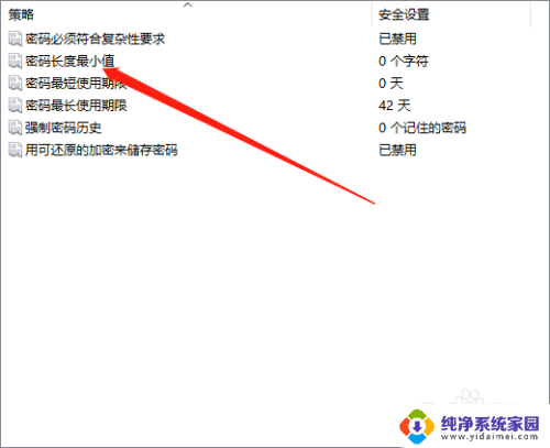 win10密码不满足密码策略的要求 检查最小密码长度 Windows密码长度最小值设置