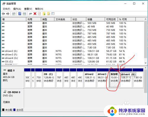 windows装了硬盘,添加驱动器 在Windows 10系统上添加新的驱动器分区步骤