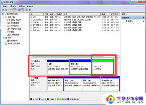 如何把e盘空间分给c盘一部分 用什么方法将其他盘的空间分给C盘