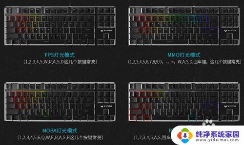 vrapoo键盘怎么调灯 雷柏v500pro灯光调节方法