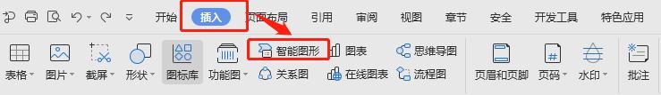 wpssmartart在哪 wpssmartart在哪个功能区下