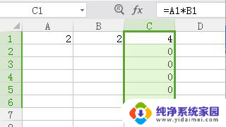 wps输入2个数相乘直接显示结果 wps输入两个数相乘直接显示乘积