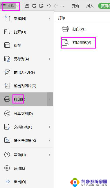 wps打印预览 wps打印预览设置怎么操作