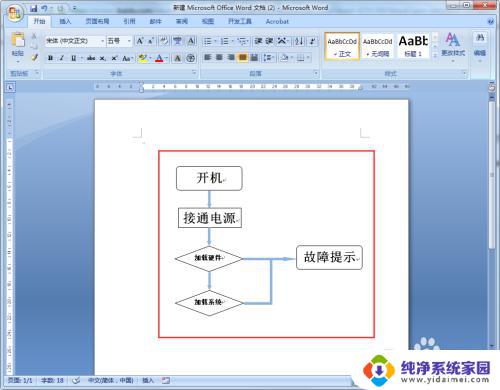 word里的流程图怎么复制粘贴 如何将一个WORD文档中绘制的流程图复制到另一个WORD文档中