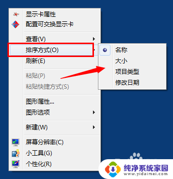 w7系统桌面图标怎么调大小 WIN7桌面图标变大怎么办