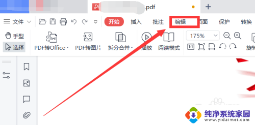 电脑wps没有pdf编辑功能 wps中的PDF文档为什么不能编辑