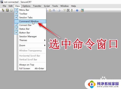 securecrt怎么输入命令 SecureCRT的交互式窗口使用方法