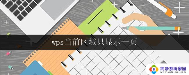 wps当前区域只显示一页 wps当前区域只显示一页怎么恢复