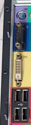 windows7主机怎么插 电脑主机背面插口图解