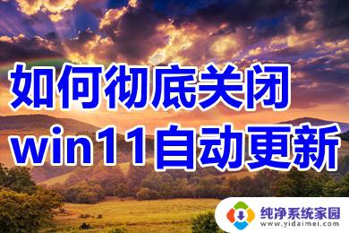 win11自动更新系统 win11怎么彻底关闭自动更新