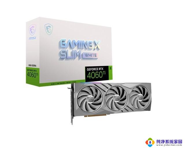 16GB大显存，微星发布RTX 4060 Ti GAMING X SLIM WHITE显卡：超强显存容量与华丽外观尽显游戏实力