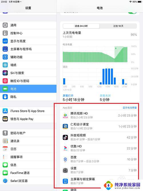 如何查看ipad使用时间 iPad怎么查看使用历史记录