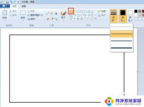 电脑平面图怎么画 电脑自带画图工具画平面图的方法