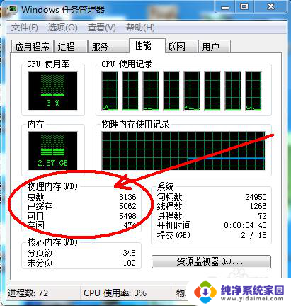 电脑怎么看内存使用情况 内存使用情况查询