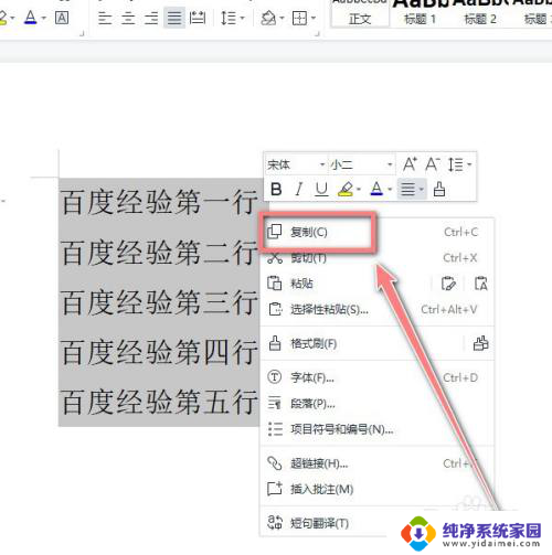 wps如何把整页复制 WPS Office怎么复制整页到另一个文件