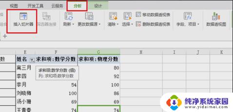 wps表格中切片器功能在哪儿 如何在wps表格中使用切片器功能