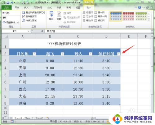 excel数据区域设置为套用表格格式 如何在Excel中套用表格样式