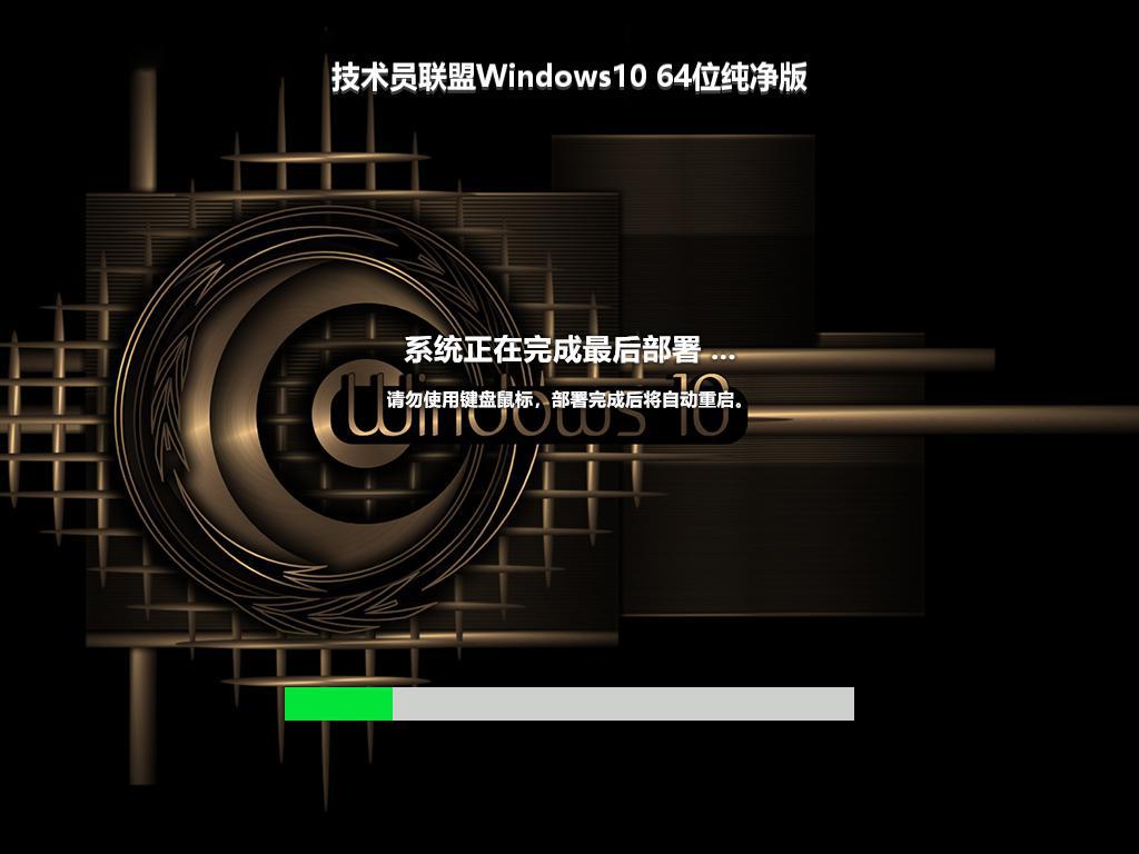 技术员联盟Windows10 64位纯净版