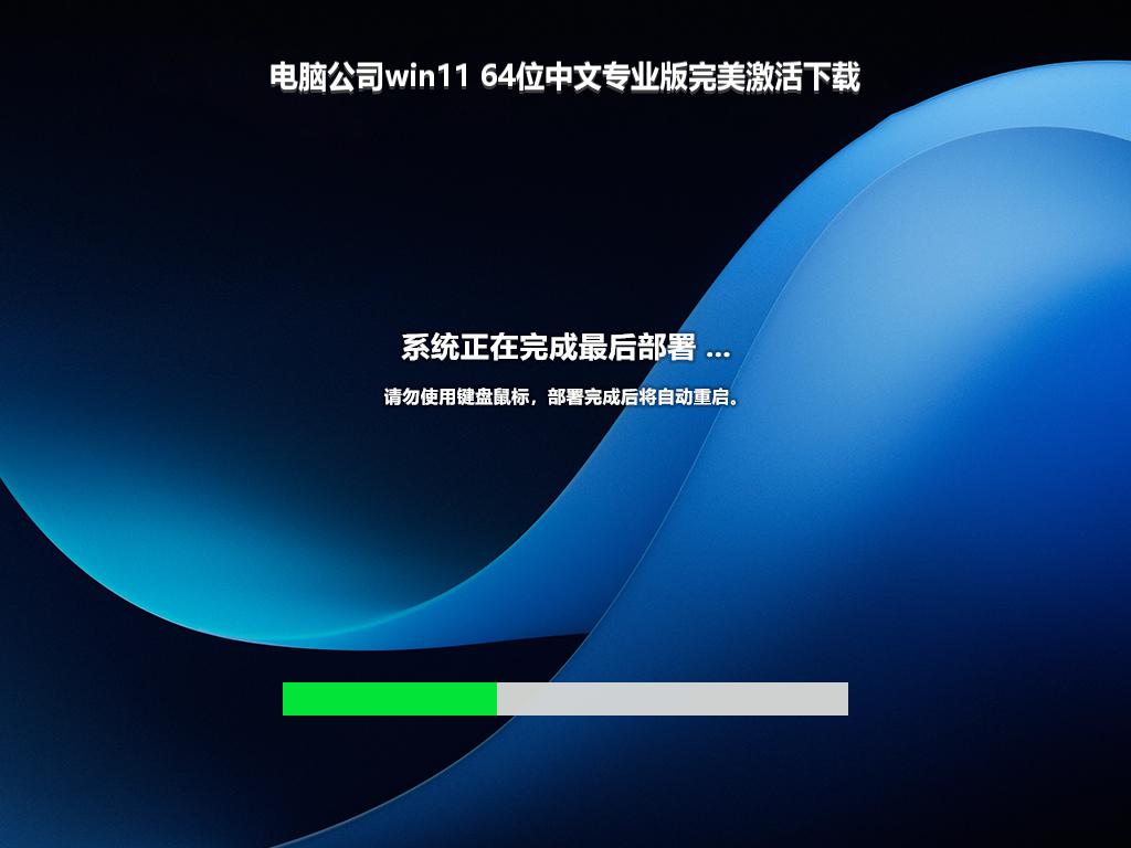 电脑公司win11 64位中文专业版完美激活下载