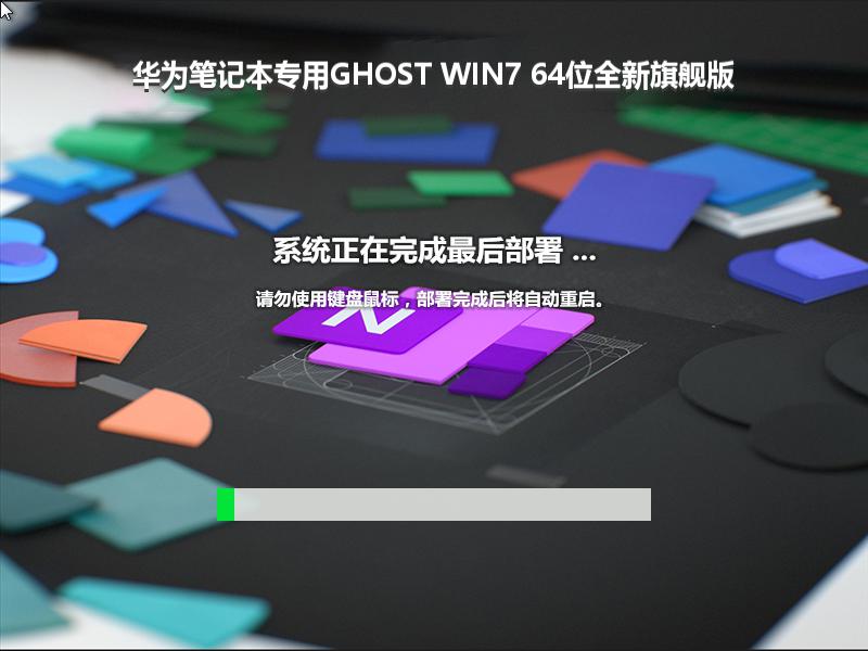 华为笔记本专用GHOST WIN7 64位全新旗舰版