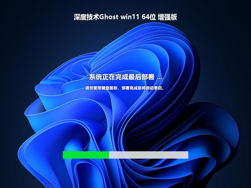 深度技术Ghost win11 64位 增强版