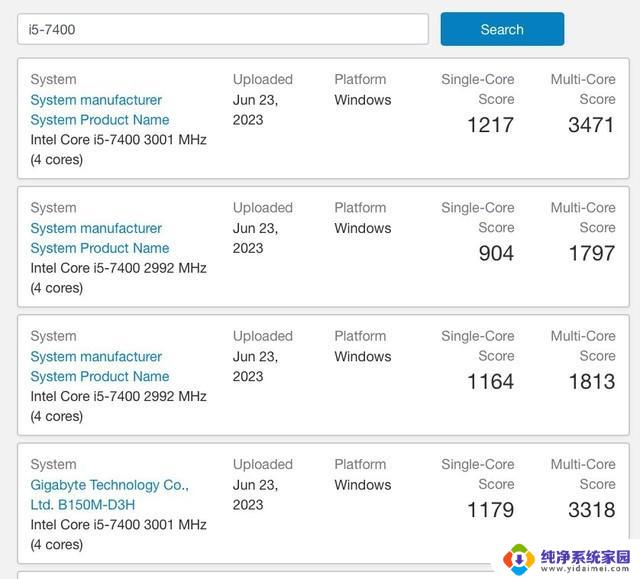 Intel Yes！N100 4小核处理器跑分堪比i5-7400