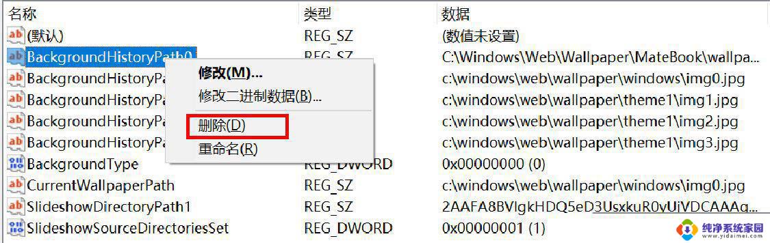 win10怎么删除个性化里面的图片 win10删除个性化壁纸的方法