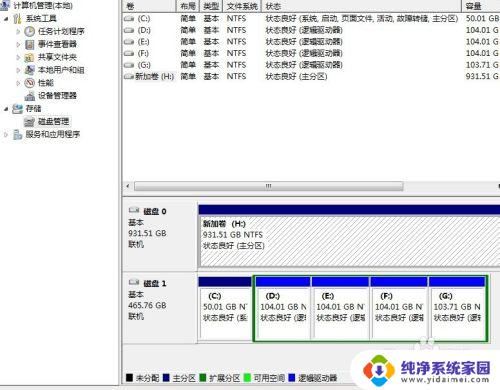 磁盘管理里面有磁盘0和磁盘1 硬盘管理器显示异常