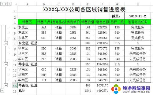 excel表格如何分类汇总数据 Excel分类汇总教程