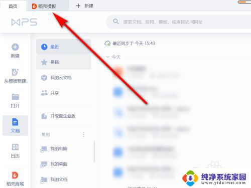 wps打开不显示稻壳 WPS稻壳模板默认展示功能怎么关闭