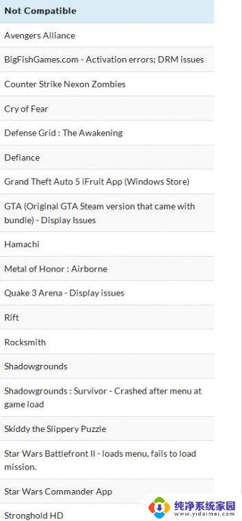 Win10不支持哪些游戏？这些游戏无法在Win10上运行！